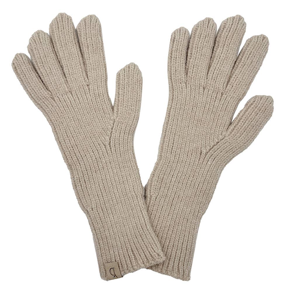 Sensibling Corp. - Wholesale Gloves – Women's - Ribbed Knit Solid Long Winter Gloves1
