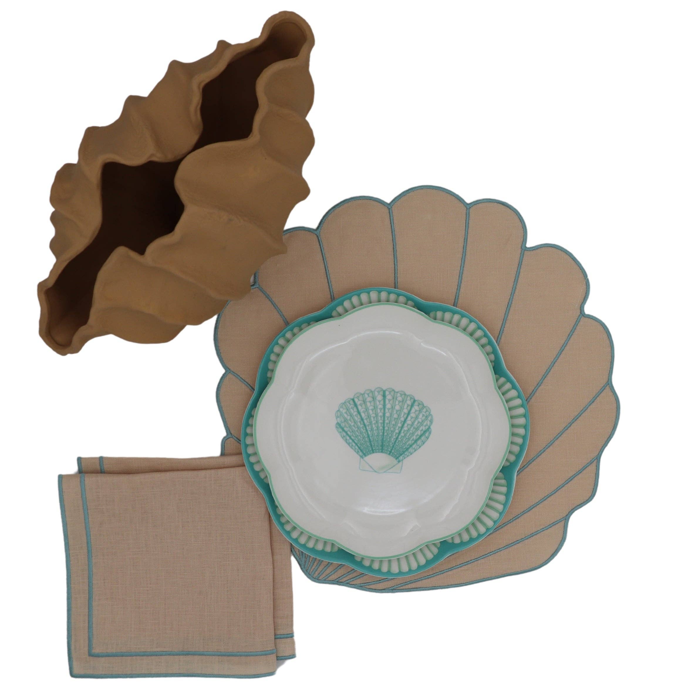 Ro’Table NYC – wholesale Dinner plate – Balearic Blu Dinner Plate - Set of 4 (+1 Bonus Plate)3