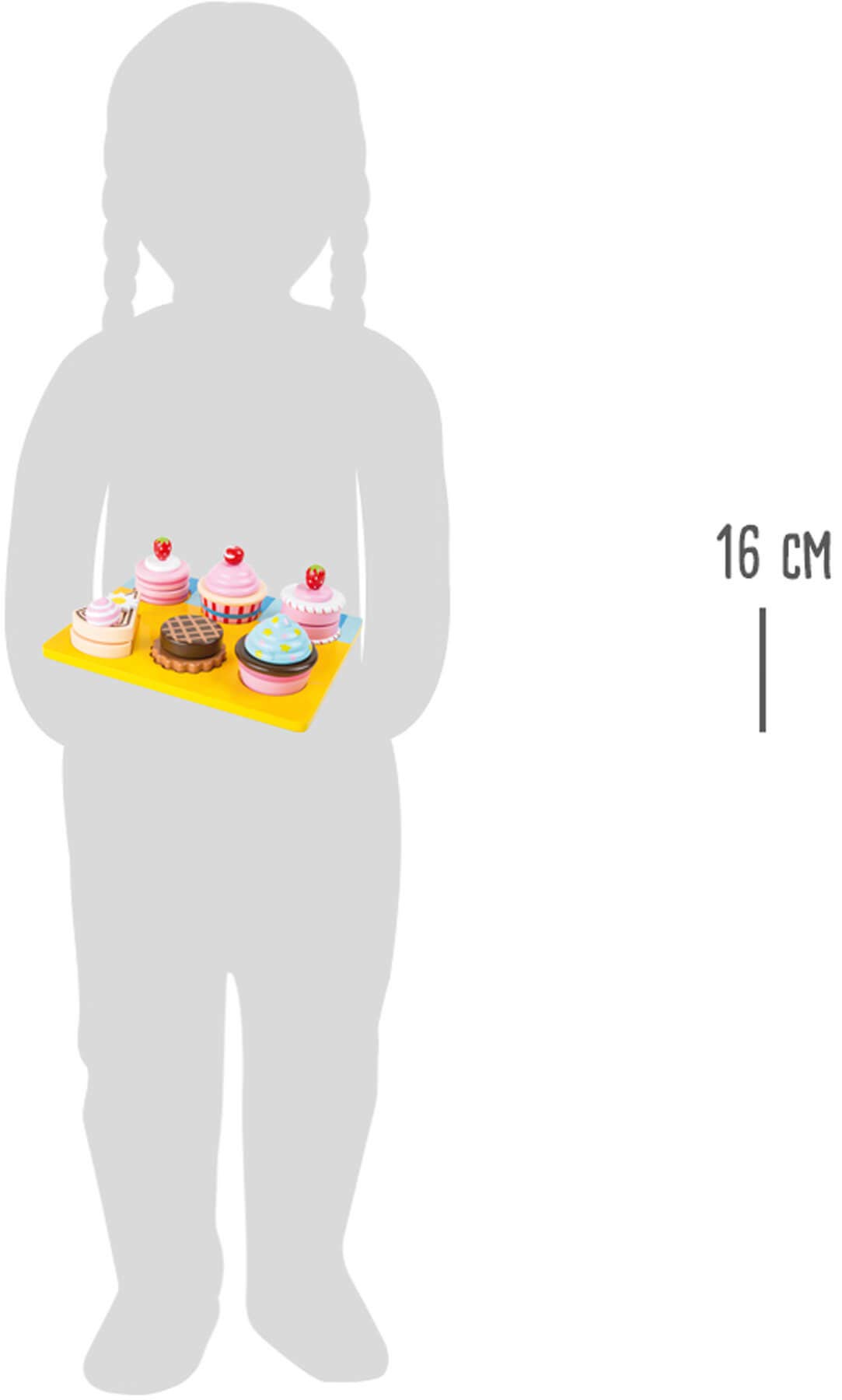 small foot - Wholesale Speelgoedset - Kinderen - Snijset voor cupcakes en taarten3