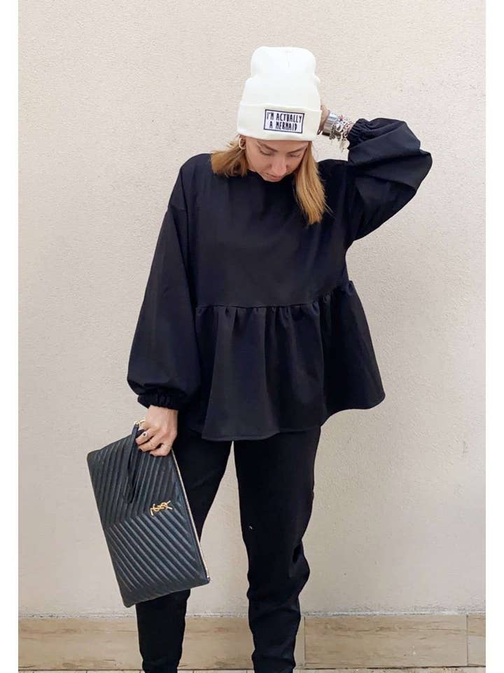 COMPLETO COLETTE NERO BABY - 0/6M per la vendita all'ingrosso da parte di ABRACADABRA