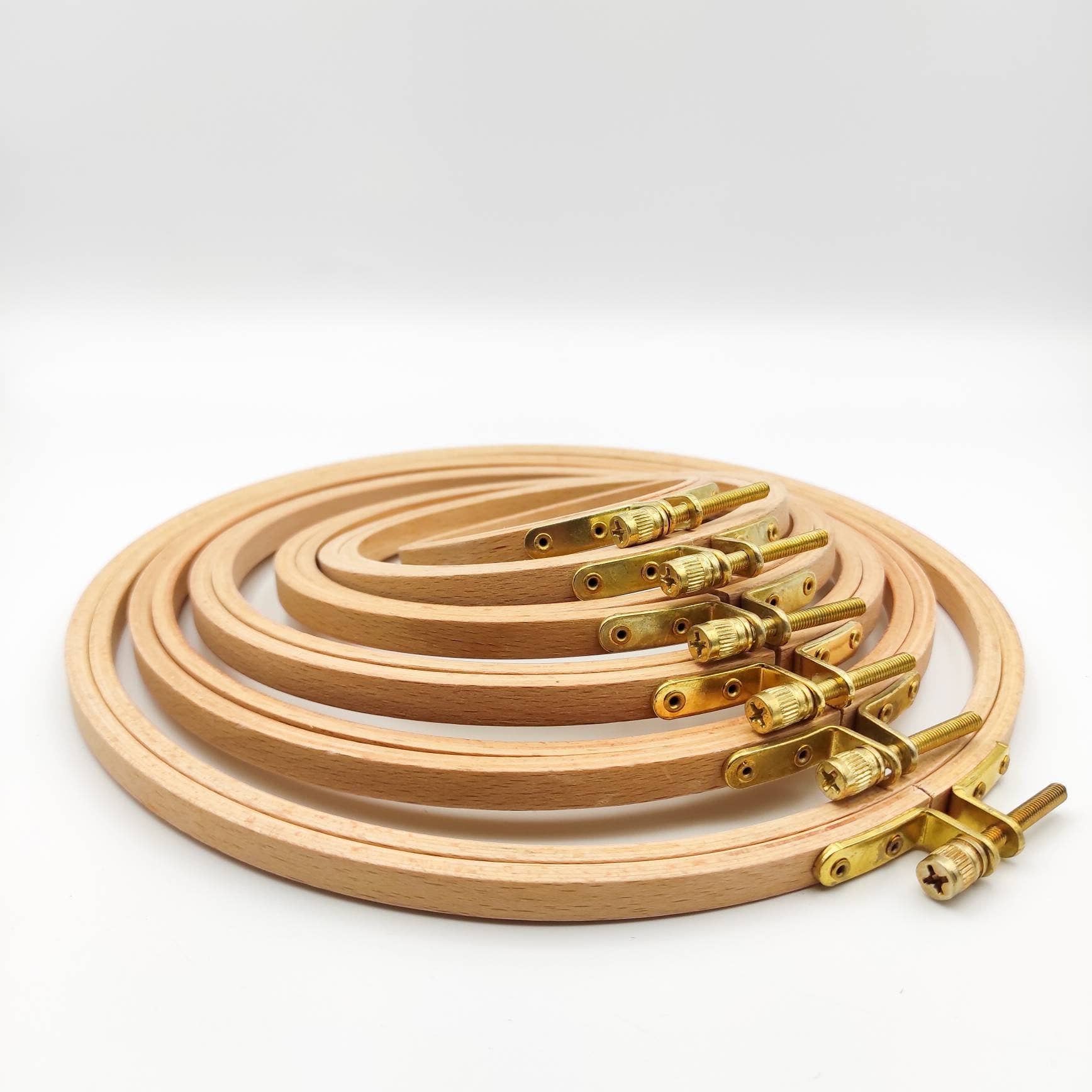 SChandworks - Wholesale Embroidery/Cross Stitch Supplies - Round Beechwood Hoop 3"/4"/5"/6"/7"/8"/9"/11"/12"1