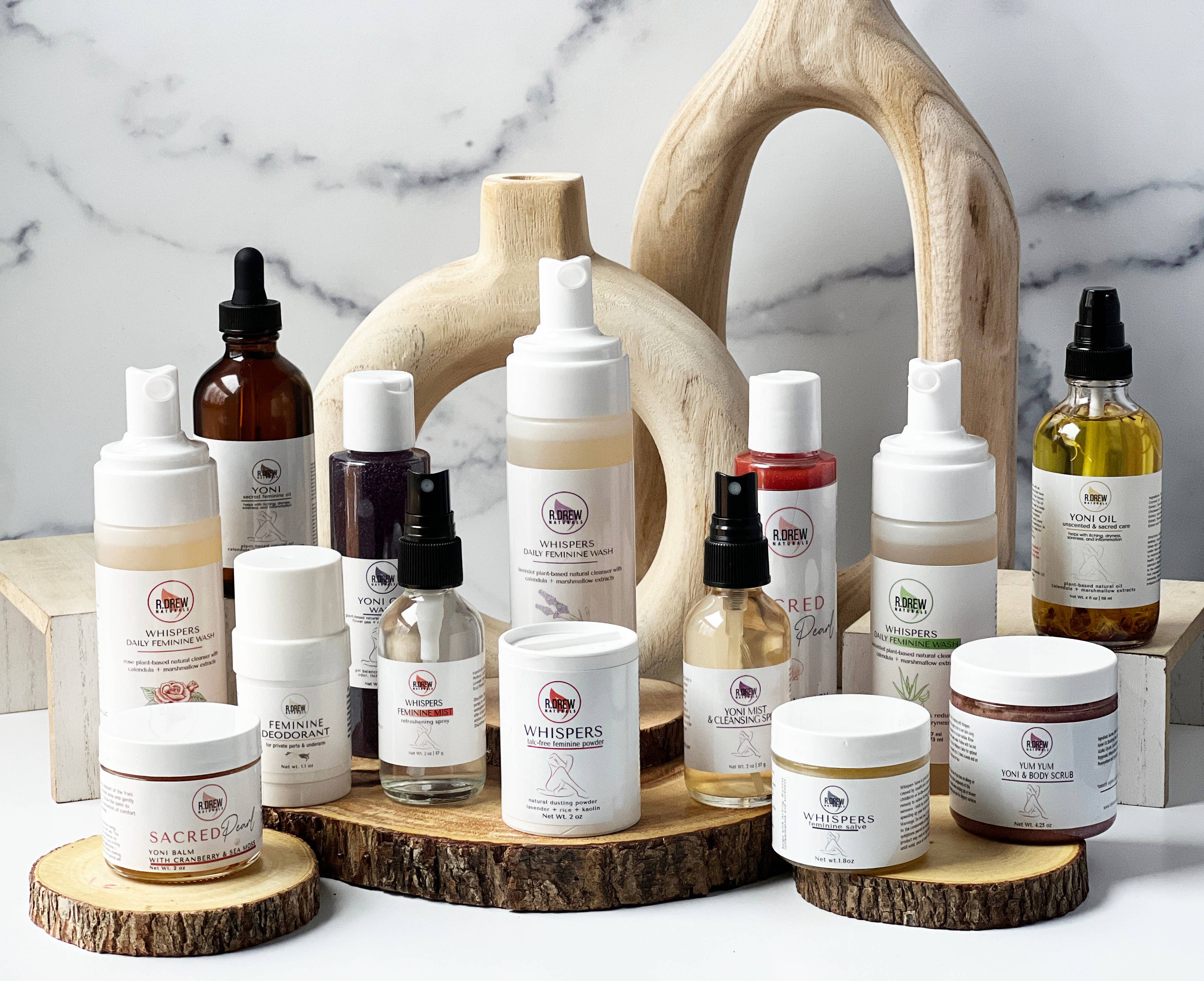 R. Drew Naturals, LLC - Wholesale Intimate Cleanser/Wipe - 6 oz Rose Feminine Foam Wash4