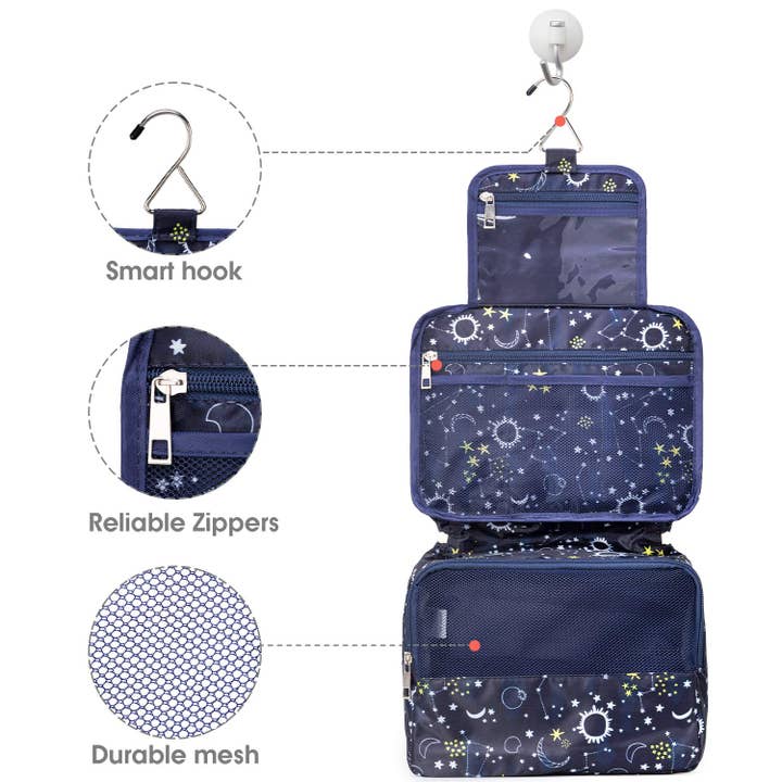 NARWEY INC - Wholesale Toiletry Bag - Women's - Hanging Travel Toiletry Bag Cosmetic Make up Organizer23