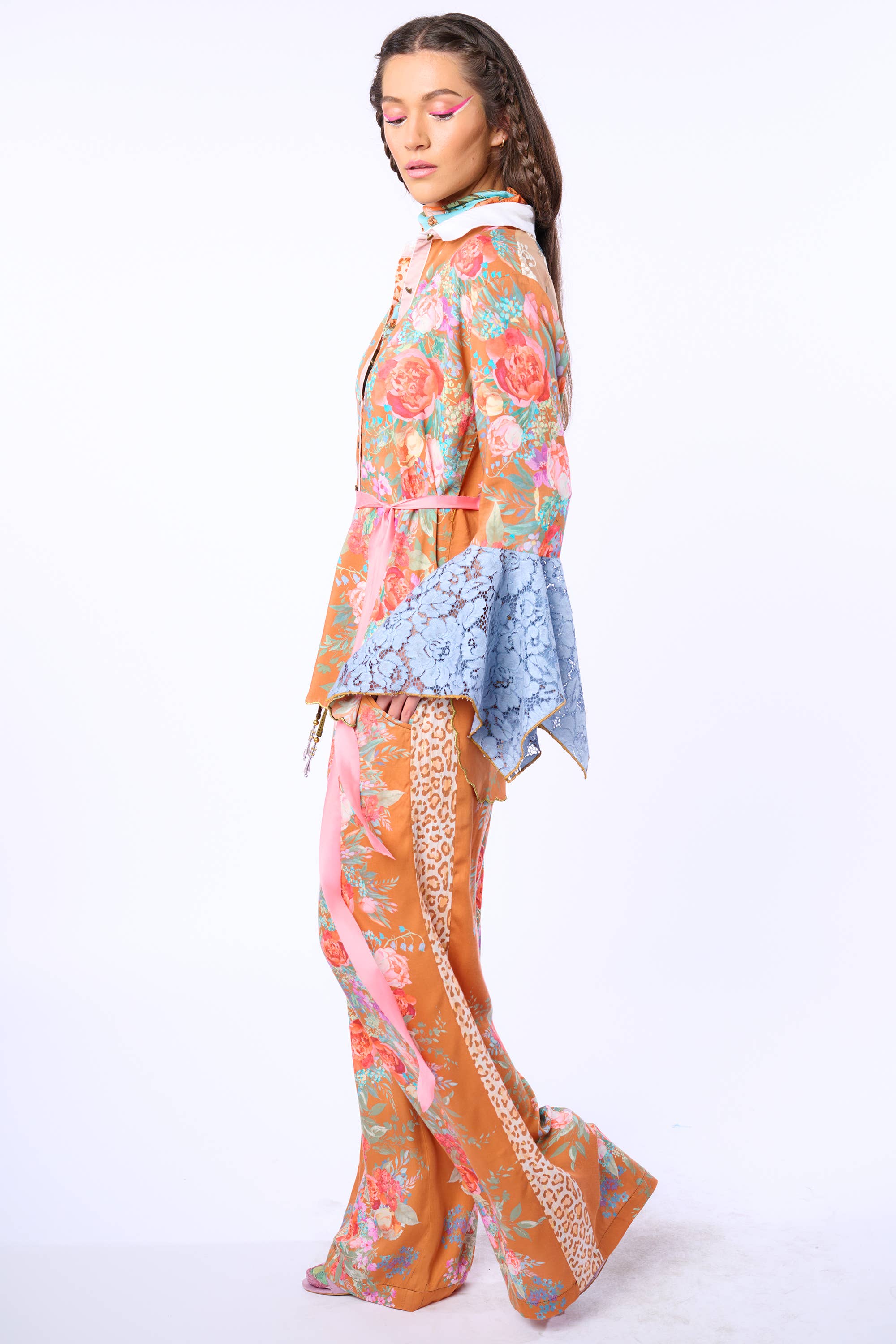 Kobberroseprint Valentina Skjorte for engroshandel på Faire30