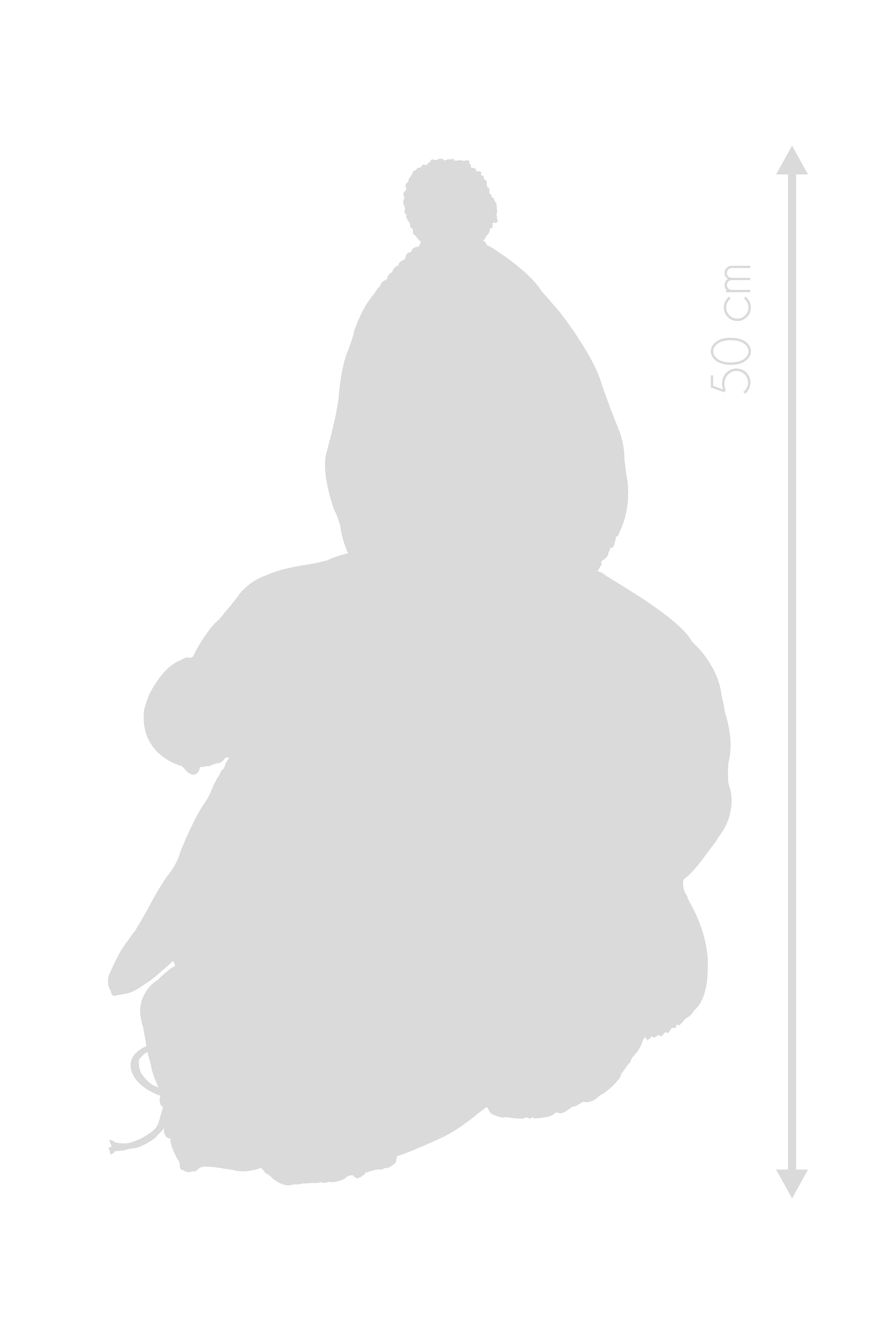 Raúl Arias Bernabeu - Wholesale Pop - Kinderen - Valeria pop met jasje en muts 50 cm met gewicht3