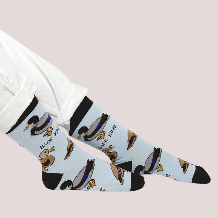 Bare Kind Socks - Wholesale Socks - Unisex - Duck Socks | Bamboo Socks | Blue Socks | Farm Socks5