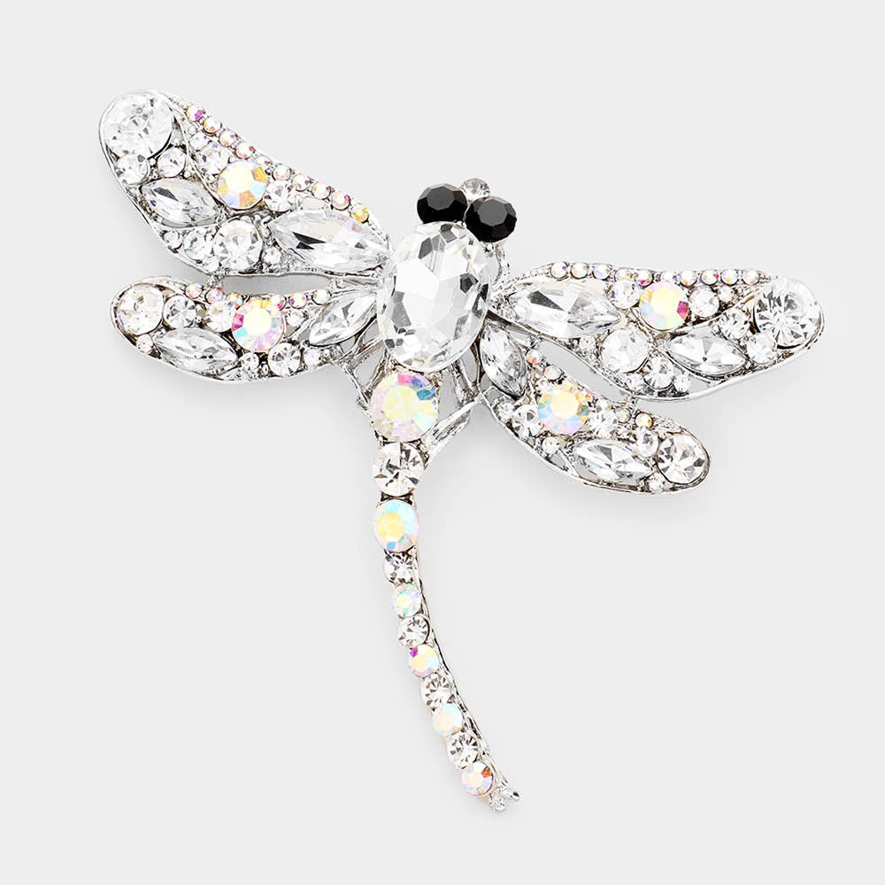 Sensibling Corp. - Wholesale Brooch - Crystal Rhinestone Dragonfly Brooch / Pendant9