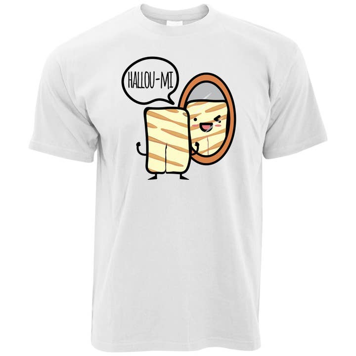 PIGMENTIFY - Wholesale T-Shirt (Graphic) - Unisex - Halloumi Mirror T-Shirt4