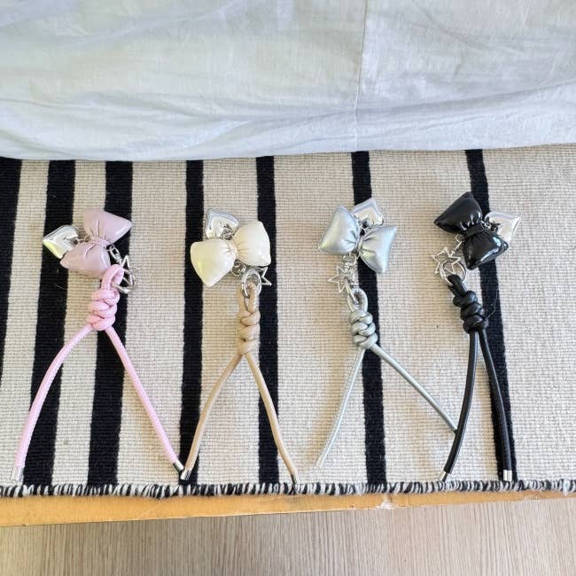 MOND HAUS - Wholesale Keychain - Unisex - Calix Keychain | PU leather rope braided kitschy Ribboncharm5