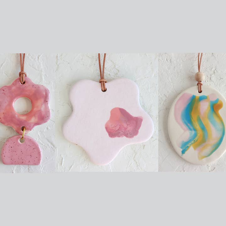 OOAK Abstract Mini Wall Hanging Collection - READY TO SHIP for wholesale by Quiet Clementine