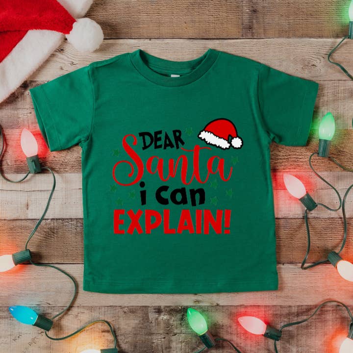 Dear Santa I can explain Infant / Toddler Tee or Bodysuit for wholesale by Lori and Val