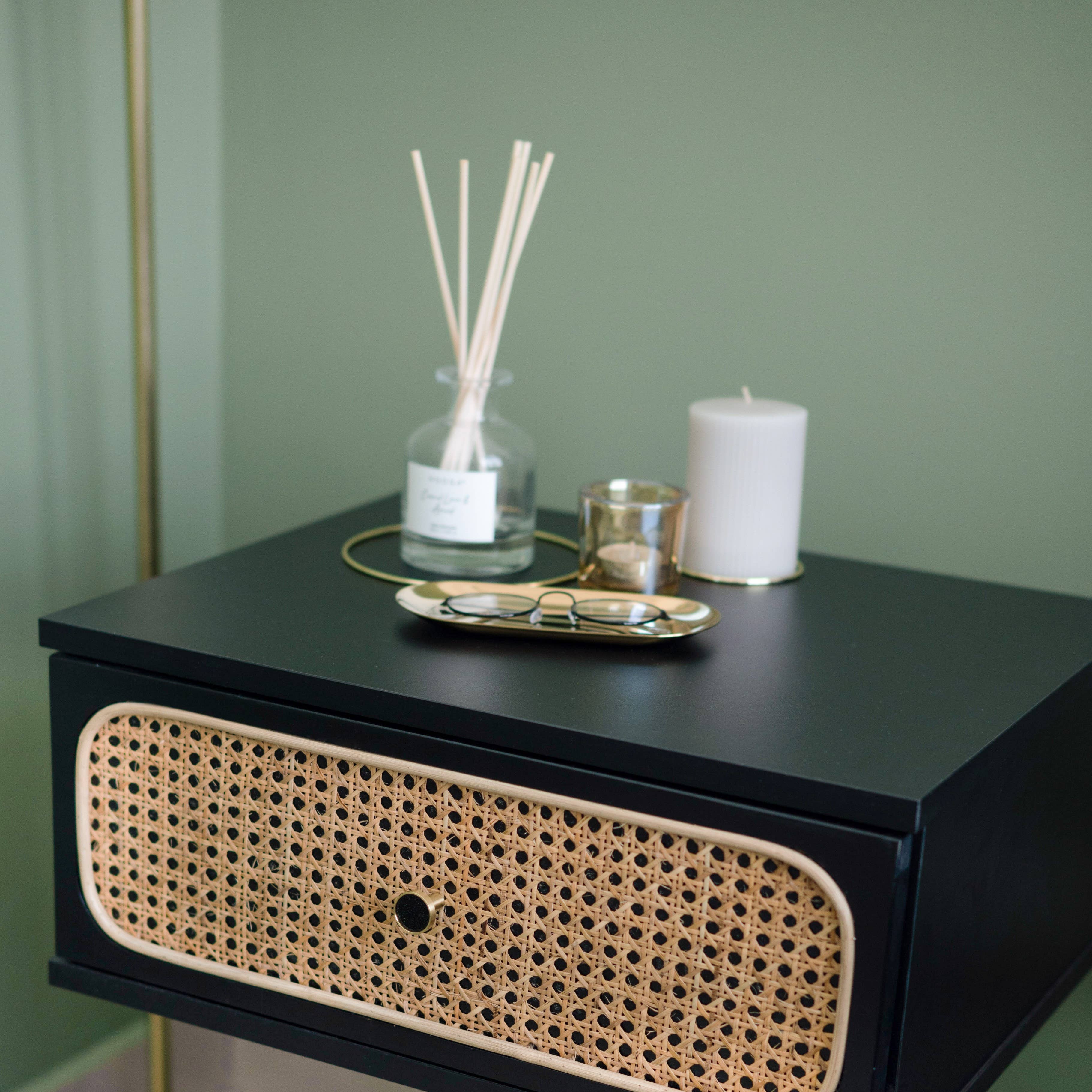 Emma's Bedroom - Wholesale Side Table - Ashe (Rattan) Bedside Table6