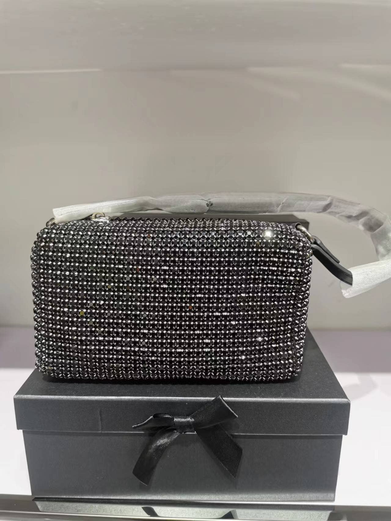 Ole - Wholesale Shoulder Bag - Women's - Rectangle Rhinestone Bag HB22767