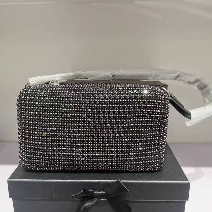 Ole - Wholesale Shoulder Bag - Women's - Rectangle Rhinestone Bag HB22767