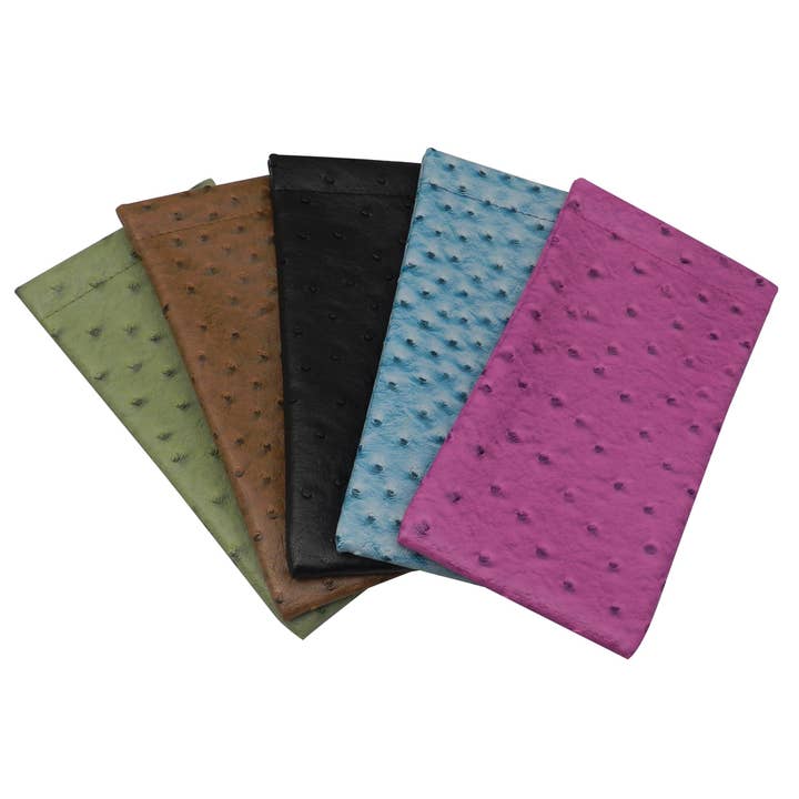 I Heart Eyewear - Vente Étui et rangement à lunettes – unisexe - Étui à lunettes à pression en autruche