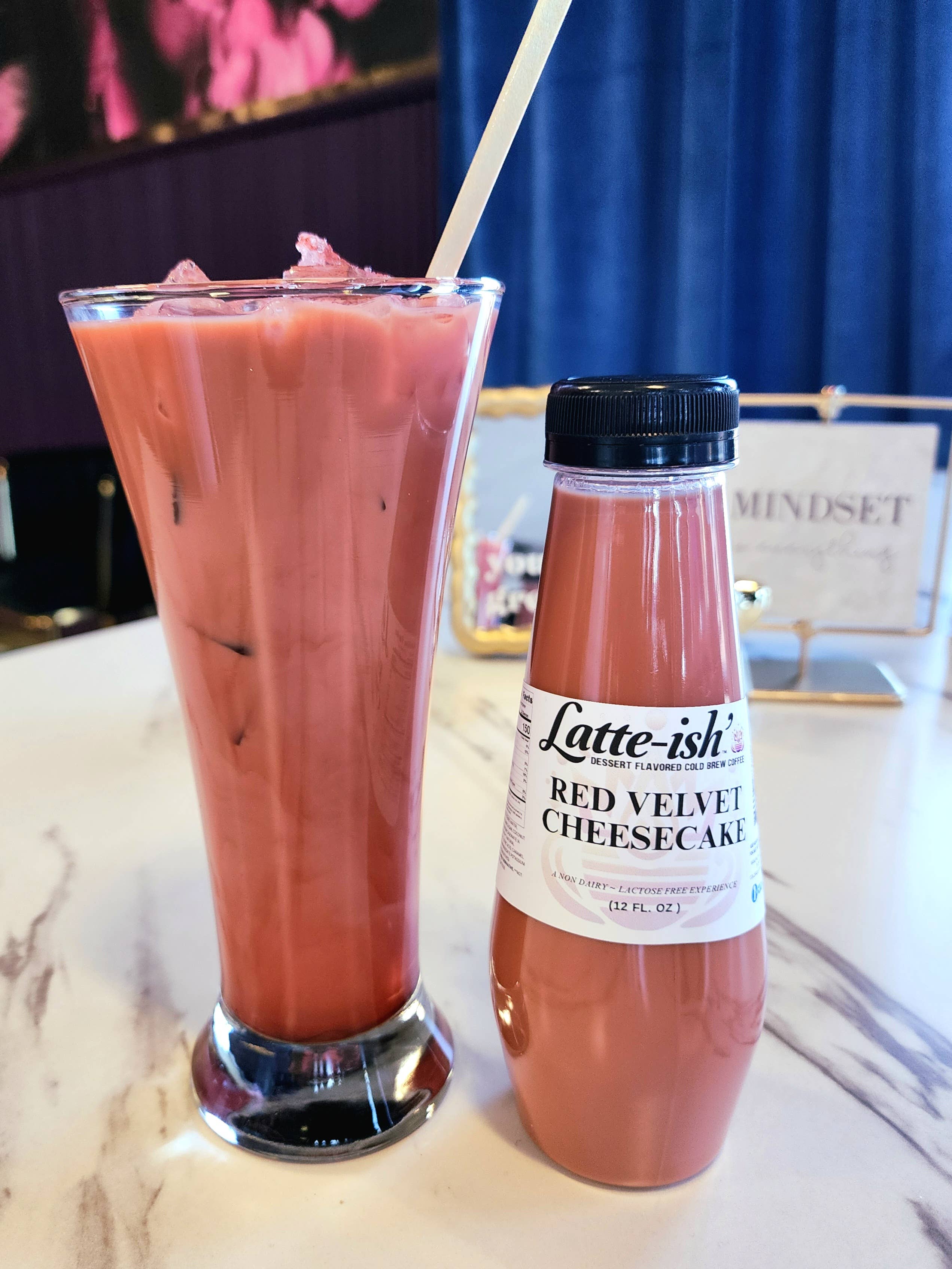 Drip Queen Coffee - Wholesale Iced Coffee/Cold Brew - Latte-ish Red Velvet Cheesecake Cold Brew Coffee 12/12oz2