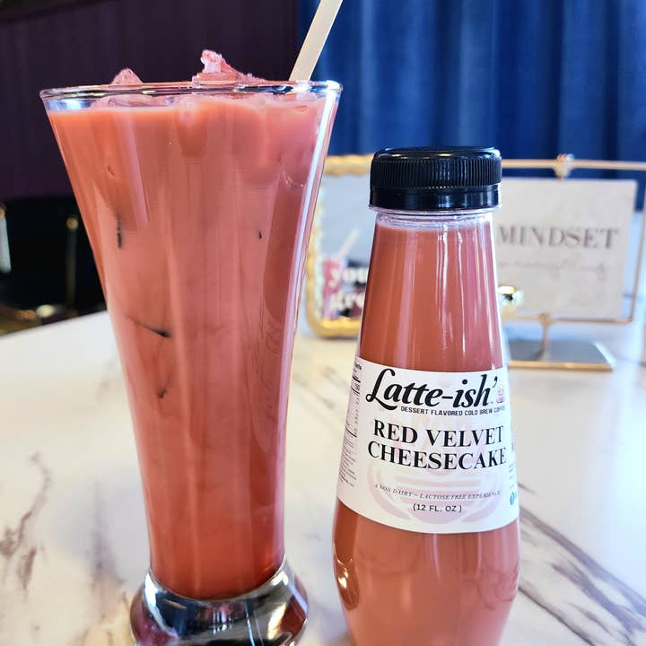 Drip Queen Coffee - Wholesale Iced Coffee/Cold Brew - Latte-ish Red Velvet Cheesecake Cold Brew Coffee 12/12oz2