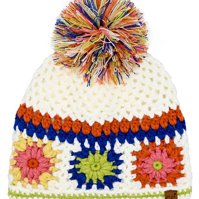 Hana - Wholesale Beanie - Women's - C.C Hand Made Crochet Pom Beanie Winter Hat