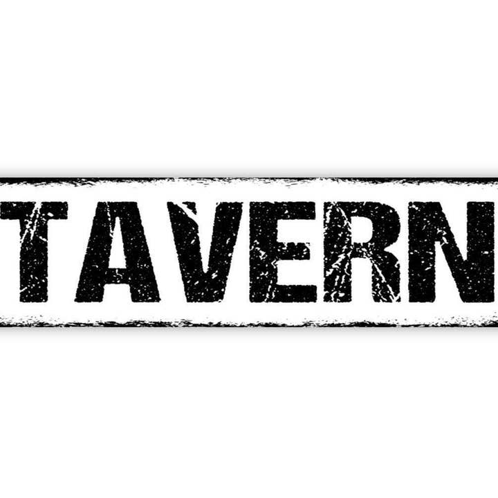 North Star Rustics Signs - Wholesale Sign - Tavern Metal Bar Pub Farmhouse Sign with Vinyl Sticker1