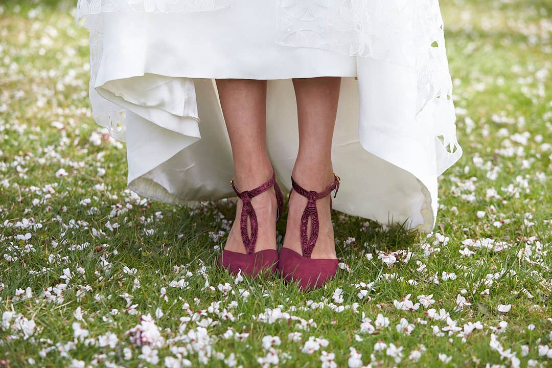 Burgund MARIELA GRANADA Luxus-Wanderschuhe für Damen für den Großhandel auf Faire4