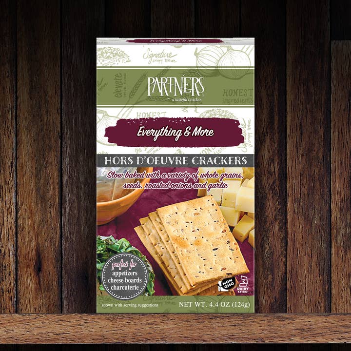 Partners Crackers - Wholesale Crackers - Everything & More Hors d'Oeuvre Crackers