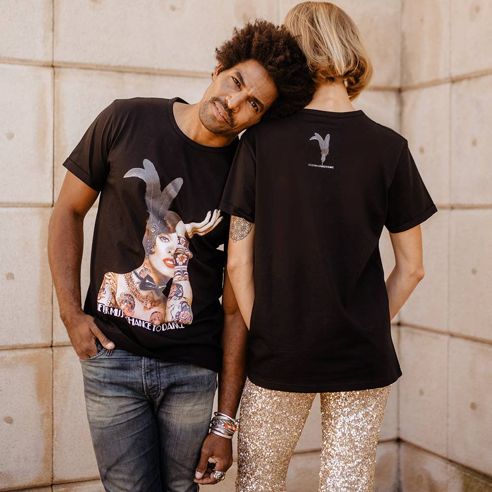 BE HAPPINESS – T-shirt estampada - Mulher por atacado – CAMISETA LINDA CABARET6