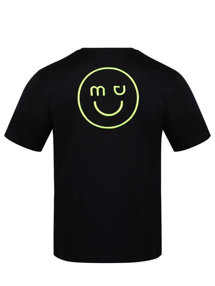 T-shirt noir Smiley pour la vente par My Day My Dream