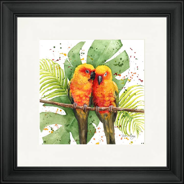 Paige and Paulo Square Framed Print (13" or 19") for wholesale by Bree Merryn Art Ltd