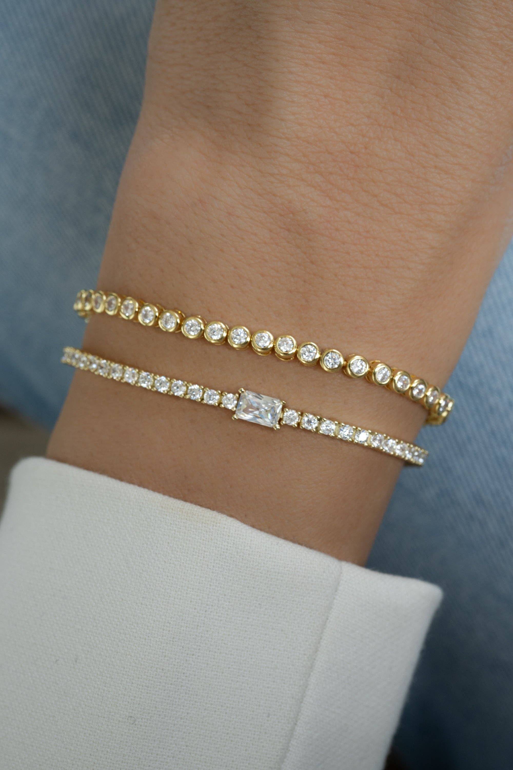 Sami Jewels - Wholesale Tennis Bracelet - Mini Round Bezel Tennis Bracelet7