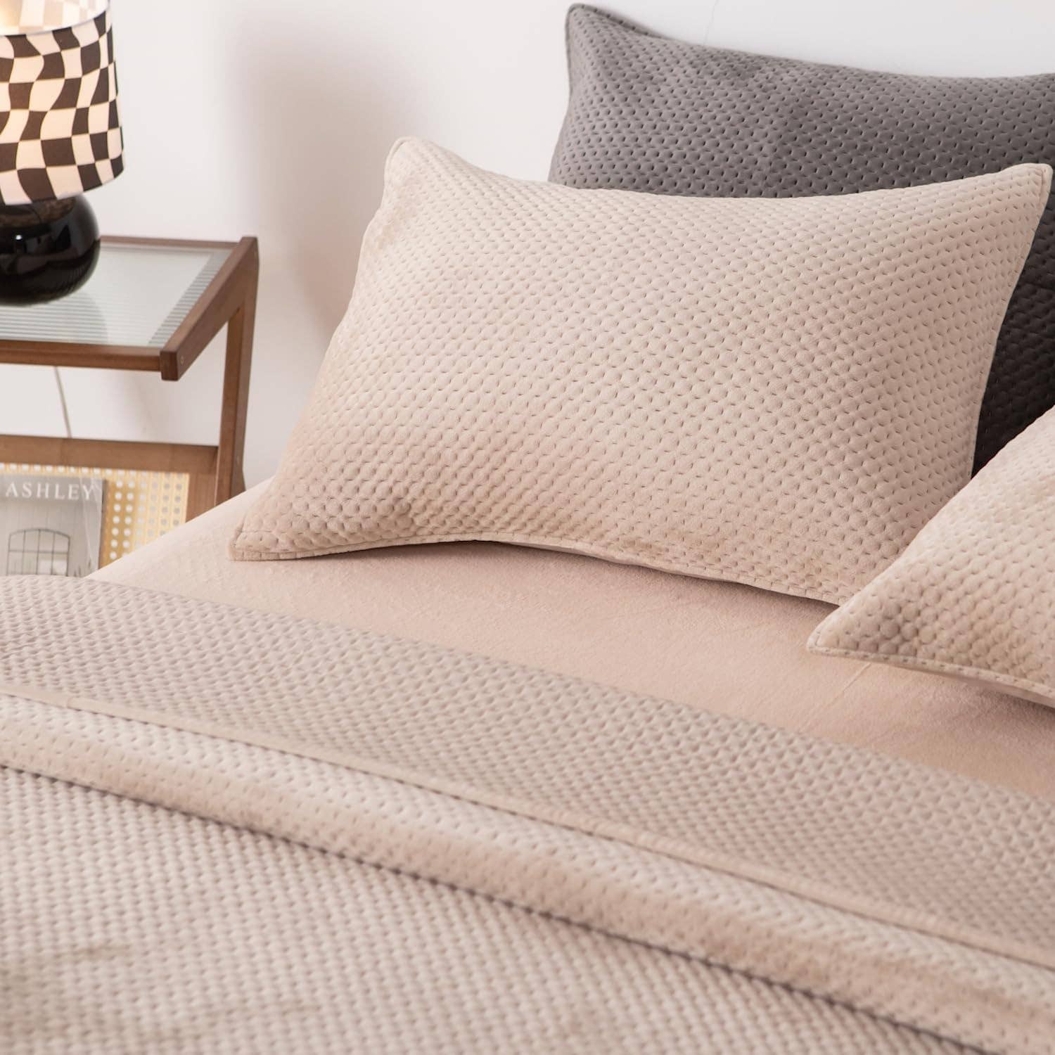 Kasentex - Vendita all'ingrosso Federe/copricuscino - Set di 2 fodere per cuscini, morbide e leggere, decorazione per biancheria da letto6