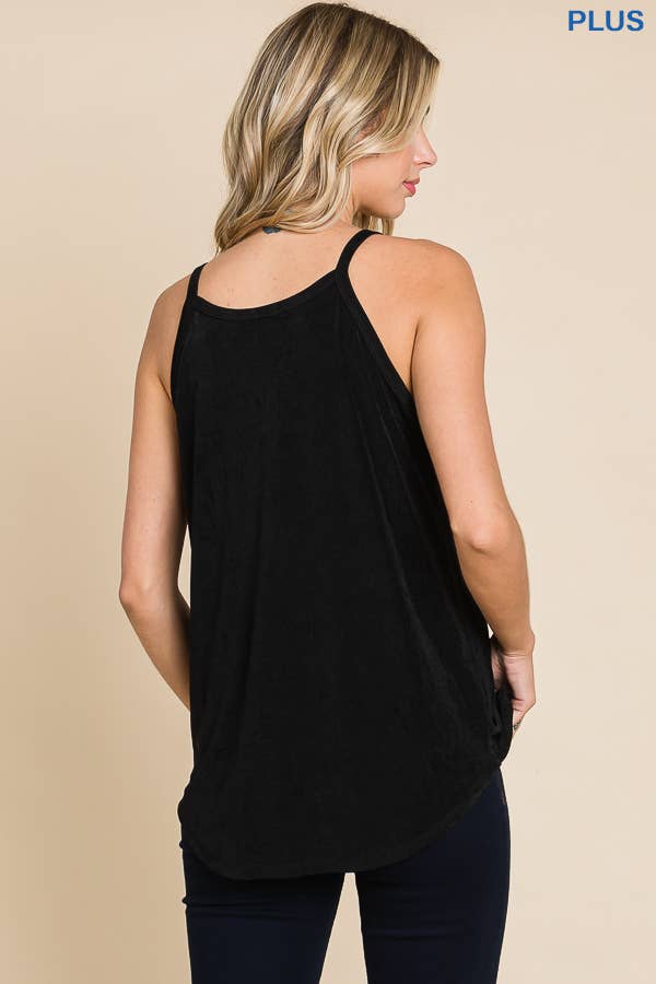 Culture Code – Engroshandel Chemise – til kvinder – CRC1661X - FRONTFOLD DETALJE CAMI3