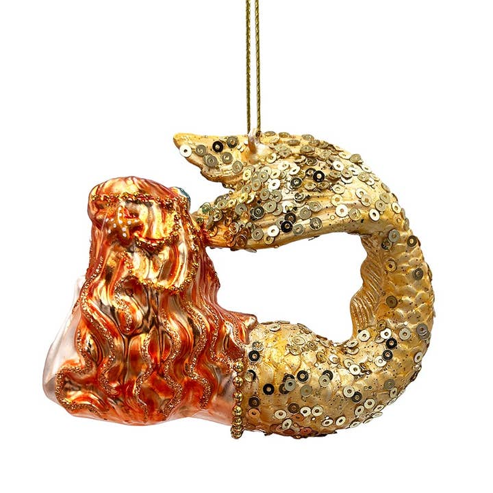 OrnamentallyYou - Wholesale Ornament - Mesmerizing Mermaid Glass Ornament, Beachy Sea Goddess5