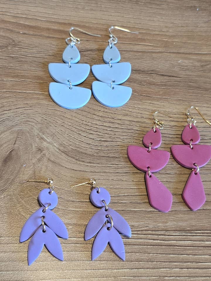 Polymer Clay Earrings for wholesale by ANS Designs Co