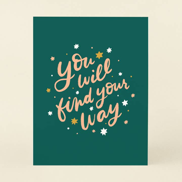 You Will Find Your Way - Greeting Card for wholesale by markedbym