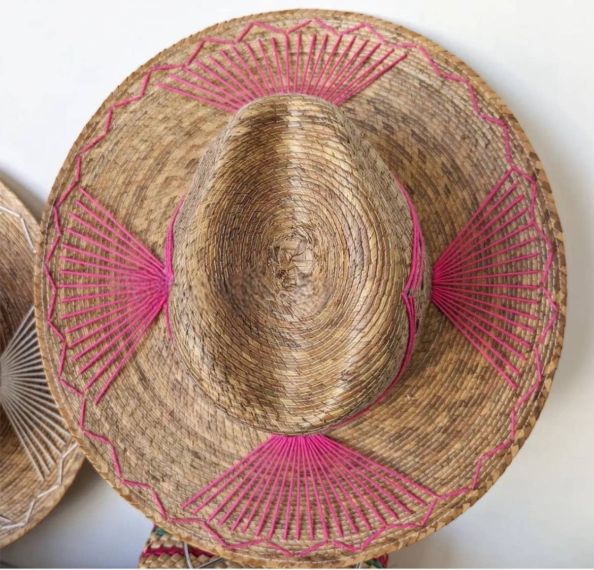 The Faria - Wholesale Straw Hat - Women's - Straw hat with embroidered decoration13