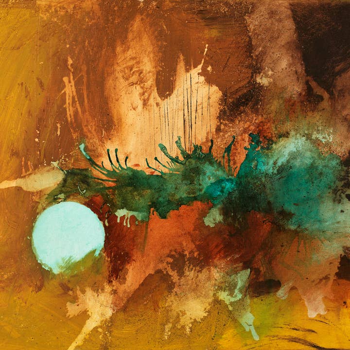 #030715 <br> Abstract Art Canvas Prints <br> Joie de Vivre for wholesale by Michel Keck LLC