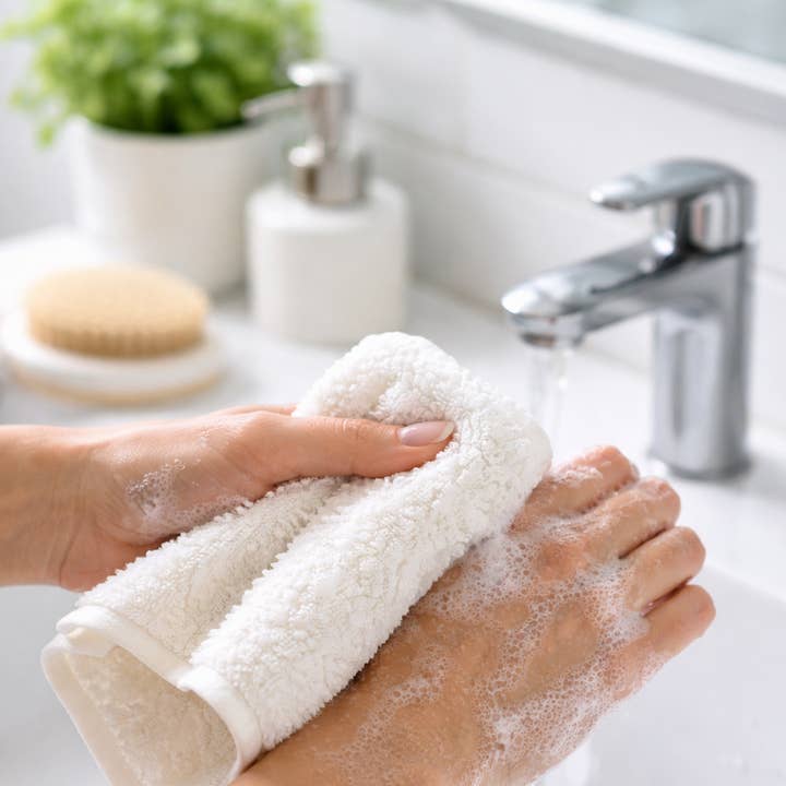 1 Piece Washcloth Luxurious Soft Towel 700 Gsm Absorbent for wholesale by Cozablu Home