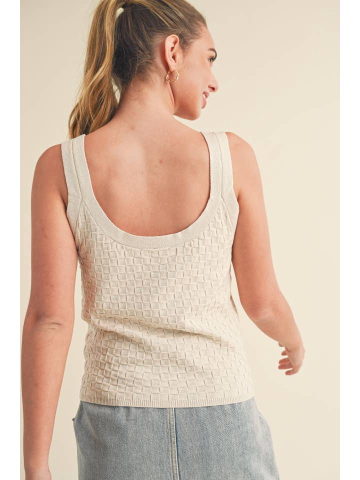 AEMI + CO – Tops – Mulher por atacado – Tanque de malha 360BN Gwenn 111