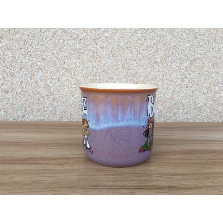 Silver Buffalo - Wholesale Coffee Mug - Bratz Logo and Group Reactive Glaze 20oz Ceramic Camper Mug