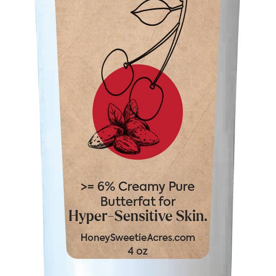 Honey Sweetie Acres – wholesale Lotioner och fuktkrämer – Körsbärsmandelgetmjölklotion - 4 oz1