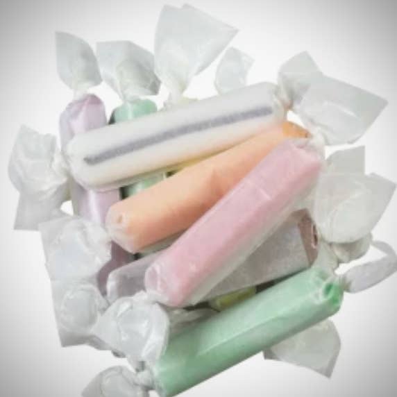 Nostalgic Old Fashioned Salt Water Taffy Logs 🪵 3# BULK Bag for wholesale by O'Shea's Candies Sweet Shop