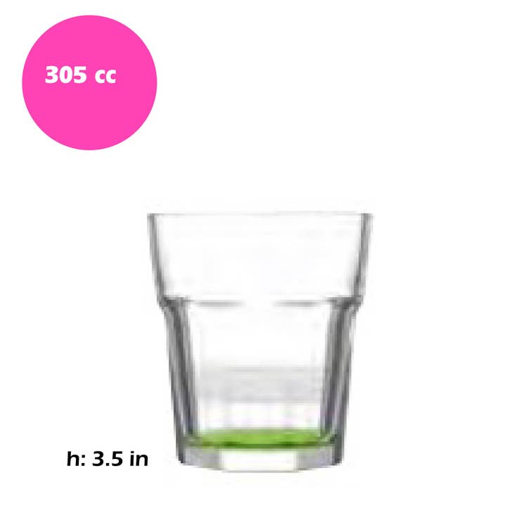 Hakan - Wholesale Cocktail/liquor glass - LAV Aras Whiskey Glass Set, 6 Pcs, 10.25 Oz (305 cc)3