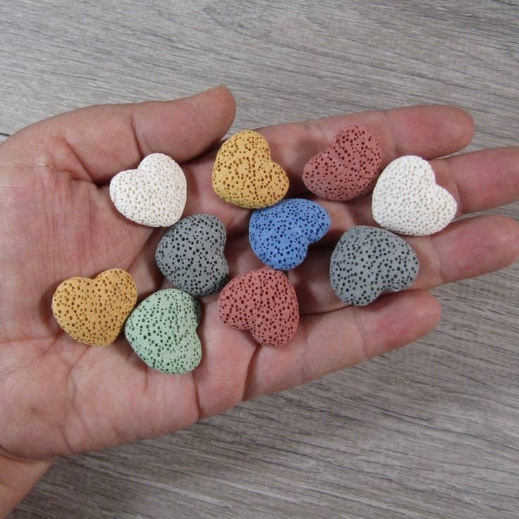 Keystone Crystals - Wholesale Spiritual Stone/Crystal - Lava Stone Heart – Volcanic Healing Crystal for Retail 2
