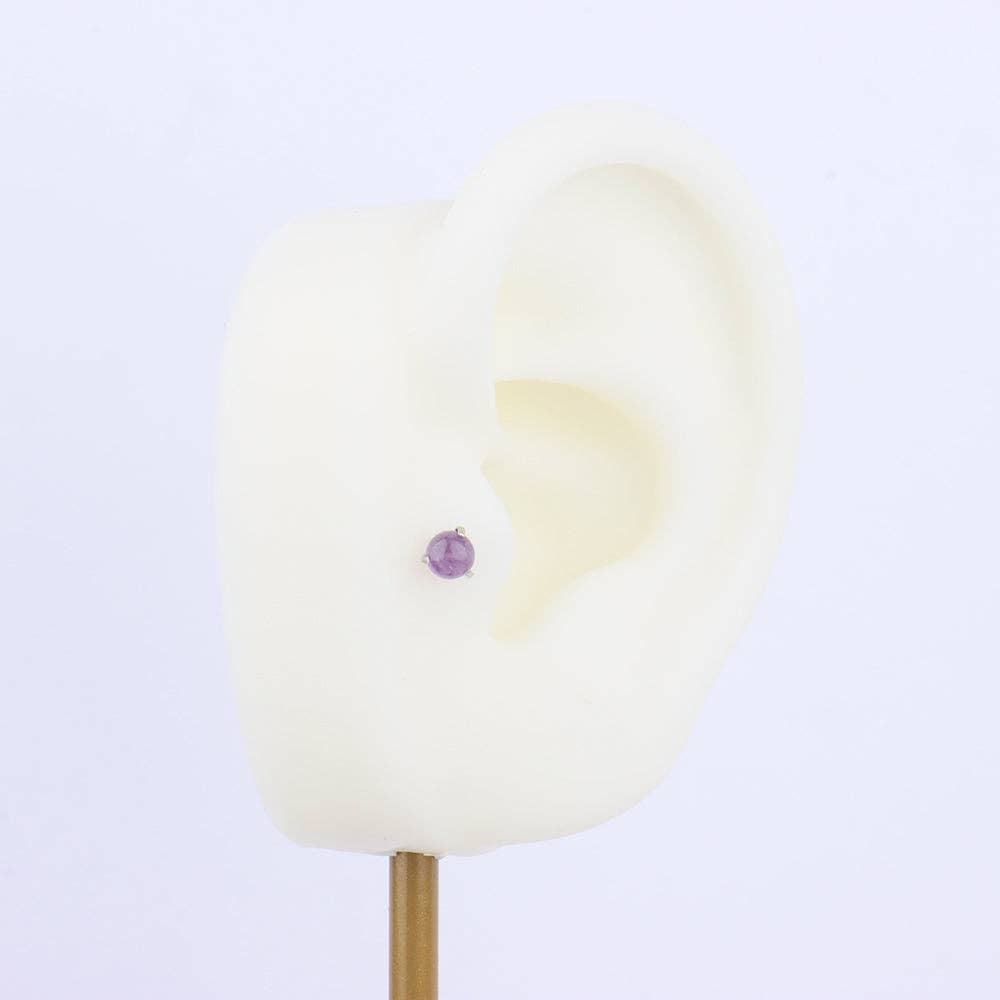 Silver Stone Stud for wholesale on Faire4