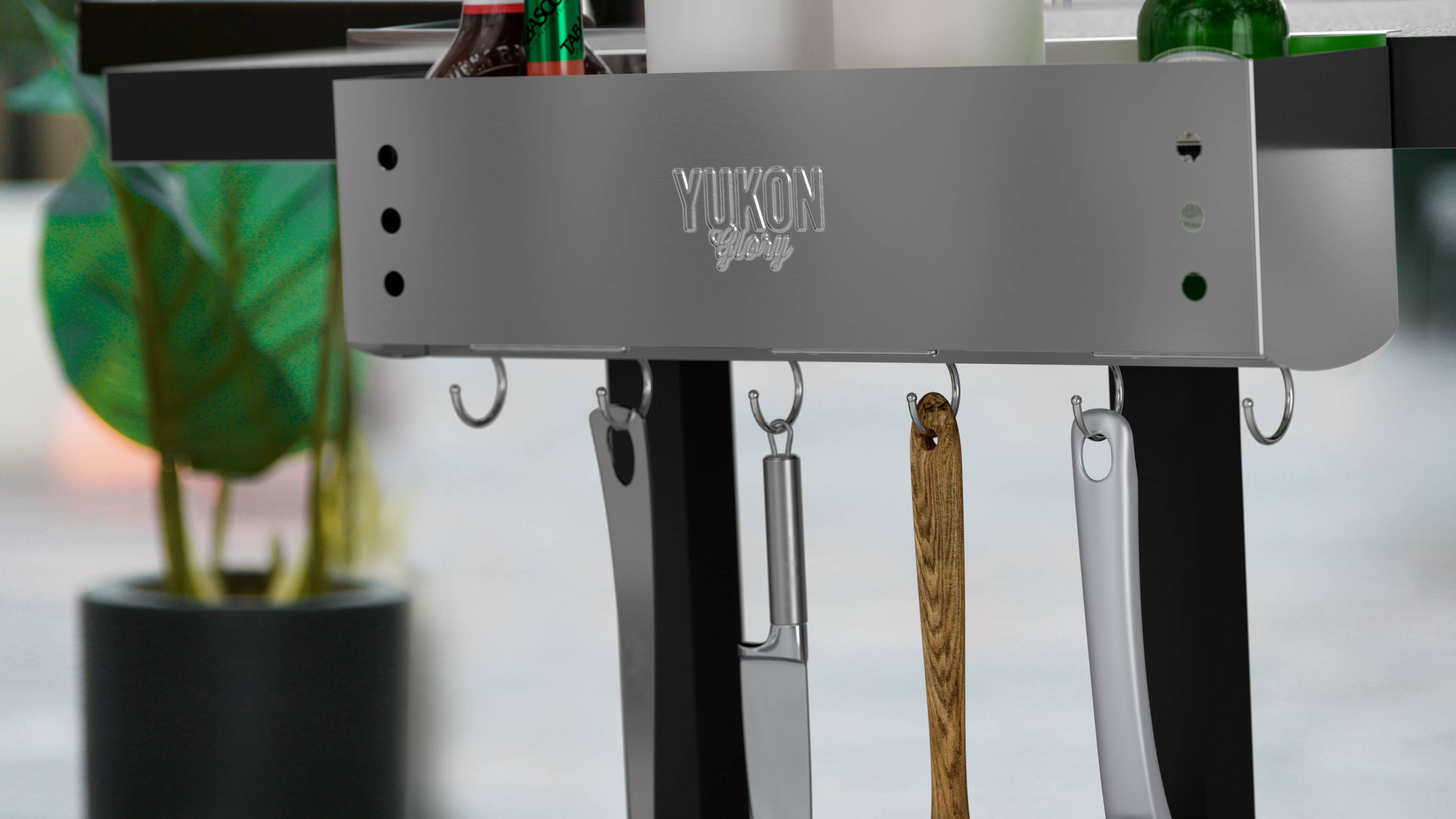 Yukon Glory - Wholesale Kitchen Storage/Organizer - Caddy for Storing Griddle Accessories and Squeeze Bottles1