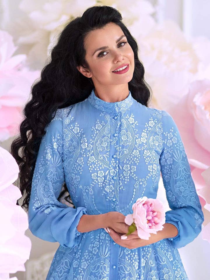 Blue Dream Dress for wholesale by Muslima Wear