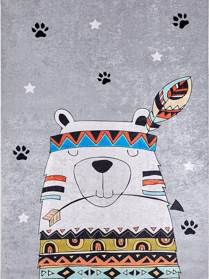 Groovy Bear - Tappeto lavabile in lavatrice JRC093 per la vendita all'ingrosso da parte di JUSTRUG