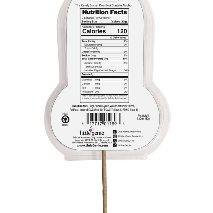 Little Genie Productions - Wholesale Lollipop - COCKtails- Cocktail Inspired Penis Lollipop- Strawberry Daiquiri 🍓5