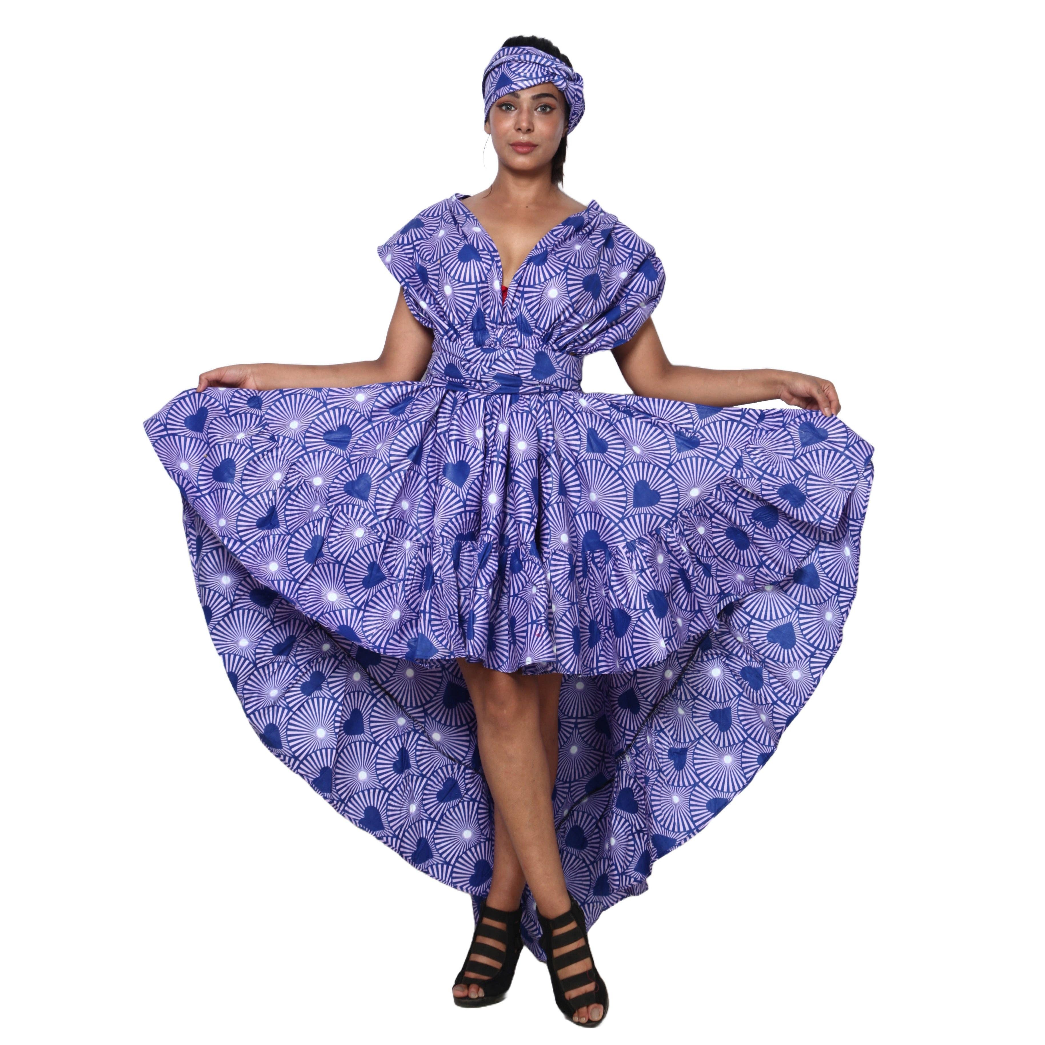 African Stars - Wholesale Dress - Women's - Women's Skirt/Dress Multi Wear Style -- FI-31363