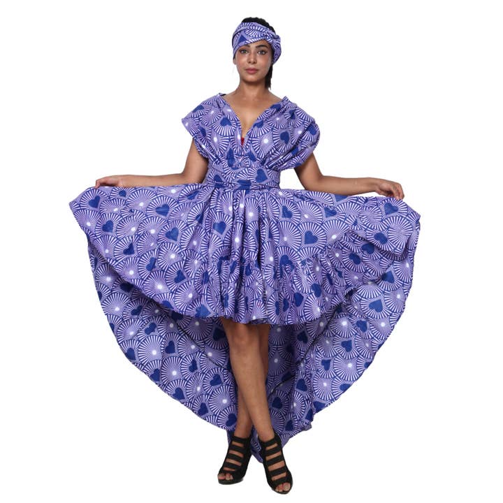 African Stars - Vente Robe – femme - Jupe/Robe Femme Style Multi-Port -- FI-31363